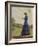 Girl Stands in a Field Reading Her Book-Harold Knight-Framed Photographic Print