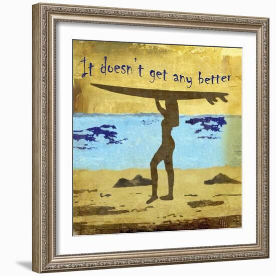 Girl Surf-Karen Williams-Framed Giclee Print