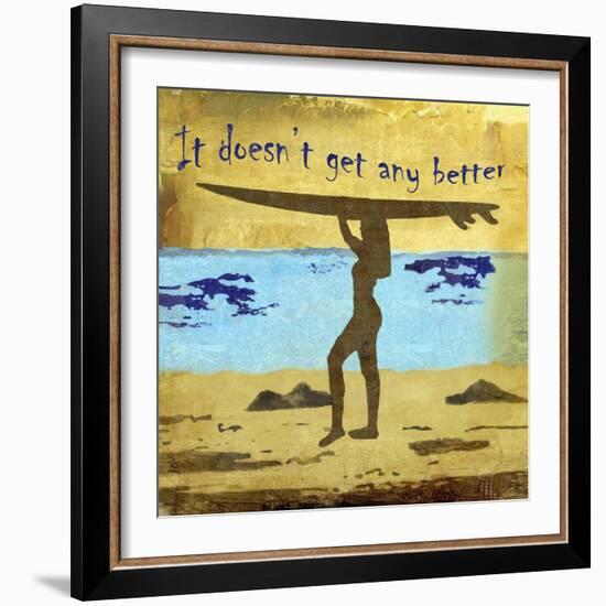 Girl Surf-Karen Williams-Framed Giclee Print