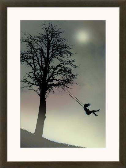 Girl Swing-Gary Waters-Framed Photographic Print