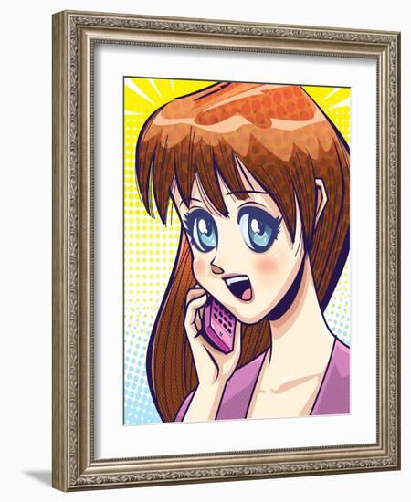 Girl Talk-Harry Briggs-Framed Giclee Print