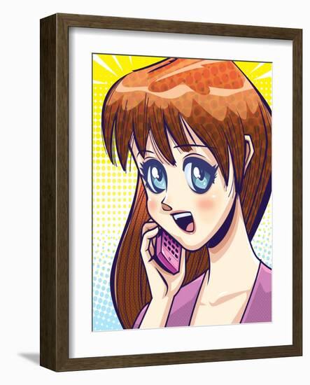 Girl Talk-Harry Briggs-Framed Giclee Print