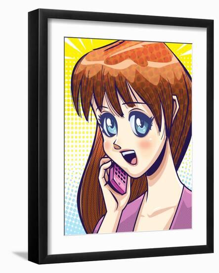 Girl Talk-Harry Briggs-Framed Giclee Print