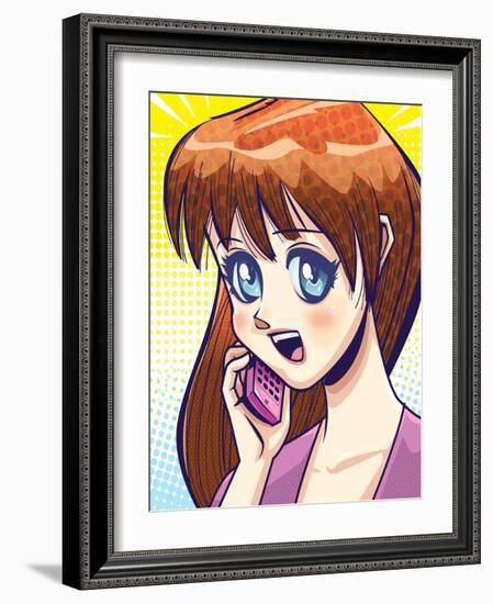 Girl Talk-Harry Briggs-Framed Giclee Print