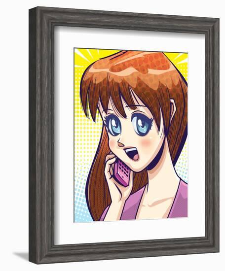 Girl Talk-Harry Briggs-Framed Giclee Print