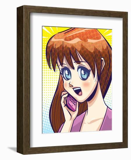 Girl Talk-Harry Briggs-Framed Giclee Print