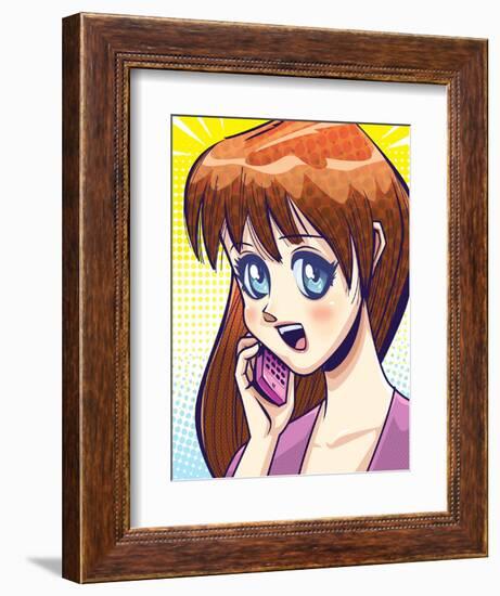 Girl Talk-Harry Briggs-Framed Giclee Print