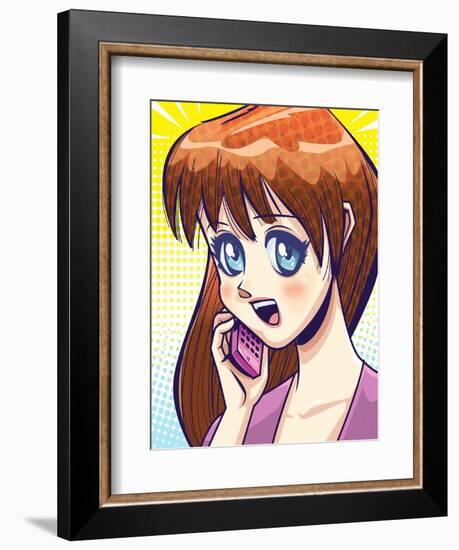 Girl Talk-Harry Briggs-Framed Giclee Print