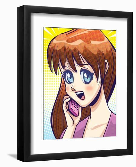 Girl Talk-Harry Briggs-Framed Giclee Print