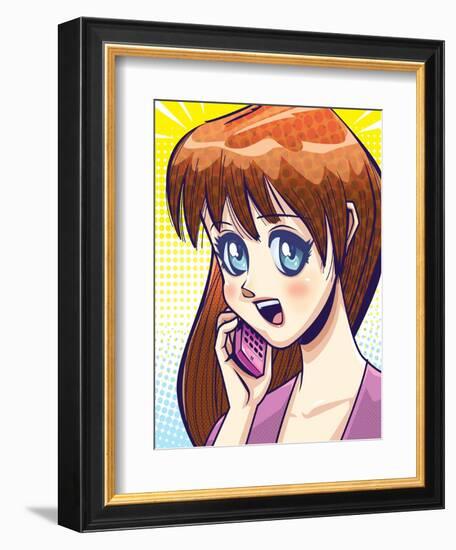 Girl Talk-Harry Briggs-Framed Giclee Print