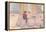 Girl Washing Doll in Bathroom-null-Framed Stretched Canvas