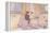 Girl Washing Doll in Bathroom-null-Framed Stretched Canvas