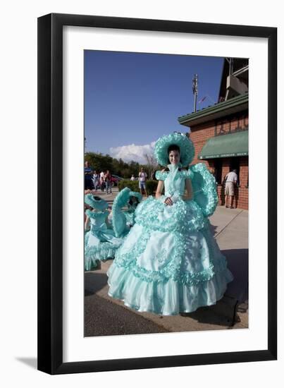 Girl Wears Gown At Hank Aaron Dedication-Carol Highsmith-Framed Art Print