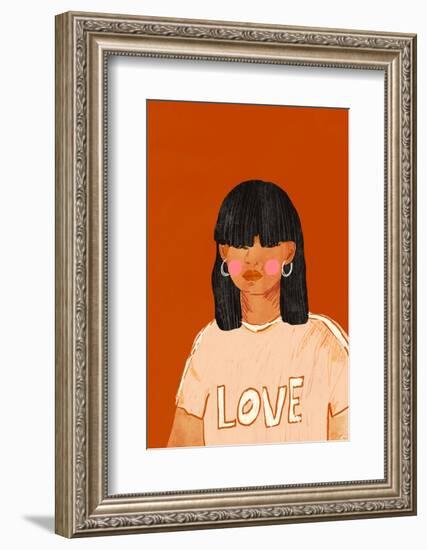 Girl Who Loves-Gigi Rosado-Framed Photographic Print