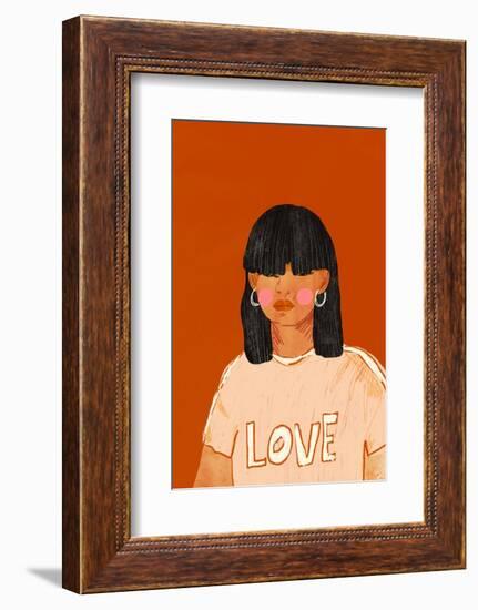 Girl Who Loves-Gigi Rosado-Framed Photographic Print