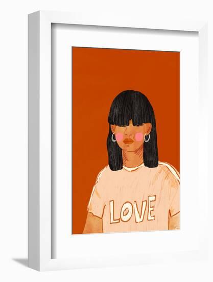 Girl Who Loves-Gigi Rosado-Framed Photographic Print