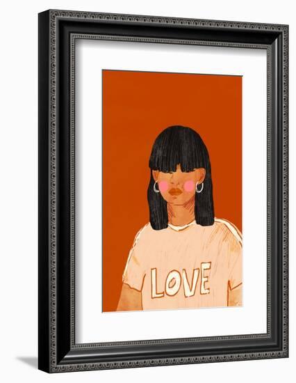 Girl Who Loves-Gigi Rosado-Framed Photographic Print