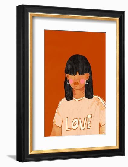 Girl Who Loves-Gigi Rosado-Framed Photographic Print