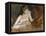 Girl with a Banjo-Mary Cassatt-Framed Premier Image Canvas