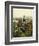 Girl with a Basket in a Garden-Daniel Ridgway Knight-Framed Giclee Print