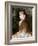 Girl with a Blue Ribbon-Pierre-Auguste Renoir-Framed Giclee Print