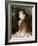 Girl with a Blue Ribbon-Pierre-Auguste Renoir-Framed Giclee Print