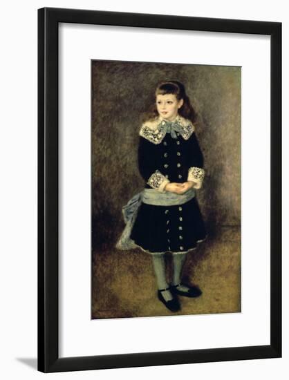 Girl with a Blue Sash, Late 19th-Early 20th Century-Pierre-Auguste Renoir-Framed Giclee Print