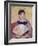 Girl with a Fan-Pierre-Auguste Renoir-Framed Giclee Print