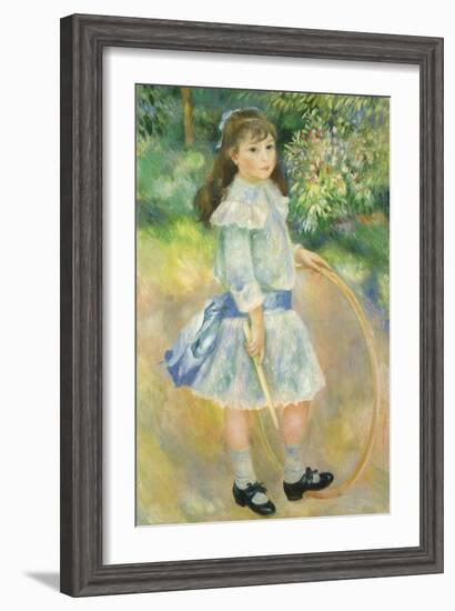 Girl with a Hoop, 1885-Pierre-Auguste Renoir-Framed Giclee Print