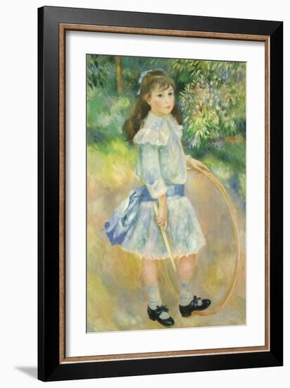 Girl with a Hoop, 1885-Pierre-Auguste Renoir-Framed Giclee Print