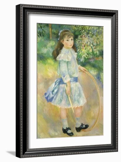 Girl with a Hoop, 1885-Pierre-Auguste Renoir-Framed Giclee Print