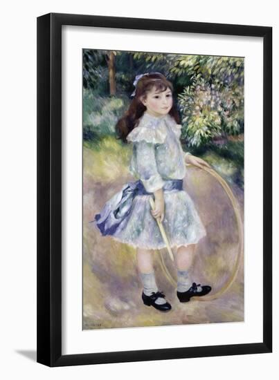 Girl with a Hoop, Marie Goujon-Pierre-Auguste Renoir-Framed Giclee Print