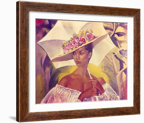 Girl with a Parasol, 1986-Boscoe Holder-Framed Giclee Print