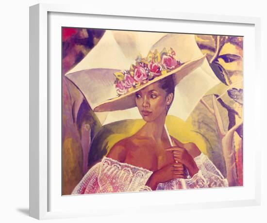 Girl with a Parasol, 1986-Boscoe Holder-Framed Giclee Print