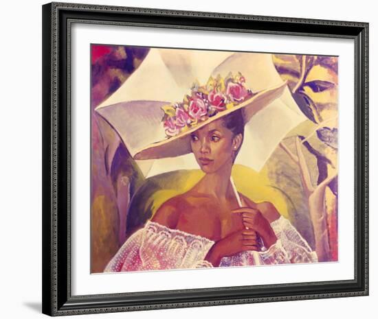 Girl with a Parasol, 1986-Boscoe Holder-Framed Giclee Print