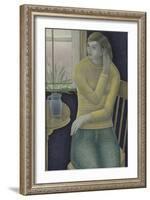 Girl with a Pearl Bracelet, 2015-Ruth Addinall-Framed Giclee Print