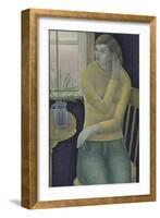 Girl with a Pearl Bracelet, 2015-Ruth Addinall-Framed Giclee Print
