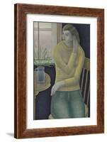 Girl with a Pearl Bracelet, 2015-Ruth Addinall-Framed Giclee Print