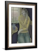 Girl with a Pearl Bracelet, 2015-Ruth Addinall-Framed Giclee Print