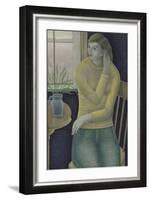 Girl with a Pearl Bracelet, 2015-Ruth Addinall-Framed Giclee Print
