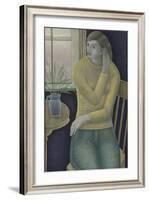 Girl with a Pearl Bracelet, 2015-Ruth Addinall-Framed Giclee Print