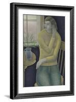 Girl with a Pearl Bracelet, 2015-Ruth Addinall-Framed Giclee Print