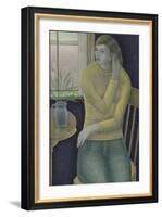 Girl with a Pearl Bracelet, 2015-Ruth Addinall-Framed Giclee Print