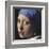 Girl with a Pearl Earring (detail)-Johannes Vermeer-Framed Art Print