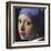 Girl with a Pearl Earring (detail)-Johannes Vermeer-Framed Art Print