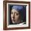 Girl with a Pearl Earring (detail)-Johannes Vermeer-Framed Art Print