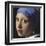 Girl with a Pearl Earring (detail)-Johannes Vermeer-Framed Art Print