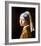 Girl with a Pearl Earring-Johannes Vermeer-Framed Art Print