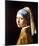 Girl with a Pearl Earring-Johannes Vermeer-Mounted Art Print