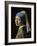 Girl with a Pearl Earring-Johannes Vermeer-Framed Art Print